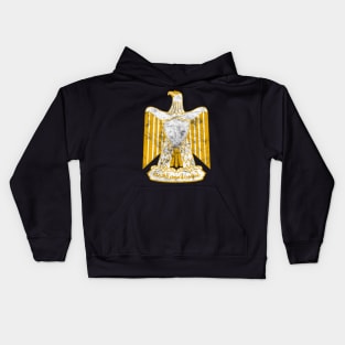 Egypt // Vintage Faded Style Flag Design Kids Hoodie